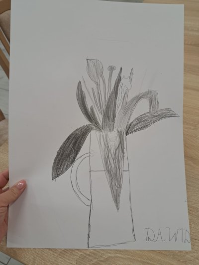 Zajęcia plastyczne - rysunek z natury